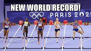 Womens 400 Meter Hurdles Finals Were Crazy  Sydney McLaughlin VS Femke Bol  Paris Olympics 2024 [upl. by Dnaltroc638]