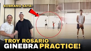 Troy Rosario First Practice sa Brgy Ginebra l Brgy Ginebra Latest Practice l PBA COMMISSIONER CUP [upl. by Ttessil]