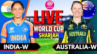 India vs Australia Women Live  Live Cricket Match Today  Womens T20 World Cup  IND W vs AUS W [upl. by Bari]