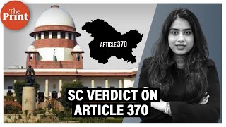 Supreme Court upholds abrogation of Article 370 Heres what SC said [upl. by Jarrett]