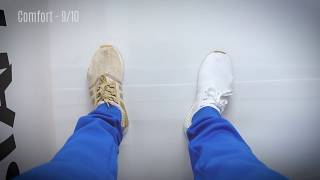 Adidas Nmd R1 Linen Khaki vs White Gum  On Feet Comparison [upl. by Haymo]