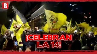 Los AMERICANISTAS se apoderan de las calles de MÉXICO tras GANAR LA 14 [upl. by Obau]