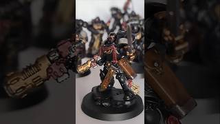 Working on my Black Templar Intercessors warhammer40k blacktemplars 40k miniature shorts [upl. by Thornie]