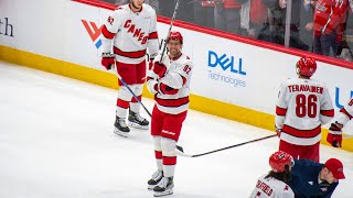 Evgeny Kuznetsov salutes crowd after emotional tribute in return to Capital One Arena [upl. by Forcier]