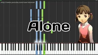 Persona 4  Alone Synthesia [upl. by Naitsyrk15]