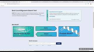 Bioinformatics  45  NCBI BLAST [upl. by Enwahs]