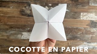 Comment faire une Cocotte en papier Facile  Origami  DIY [upl. by Herald]