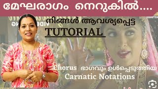 Megharagam Nerukil  Easy Tutorial for Singers and Instrument Artists  KSChitra [upl. by Notwal]