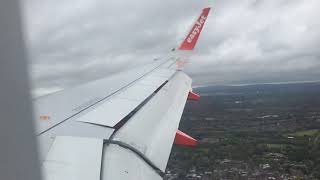 EXTREME TURBULENT LANDING INTO MANCHESTER [upl. by Hamlet191]