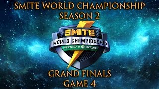 Smite World Championship 2016  Grand Finals Game 4 of 5 [upl. by Durtschi]