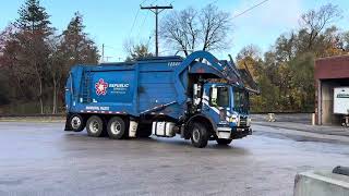 Republic Services Garbage Truck  111124 [upl. by Aynwat]