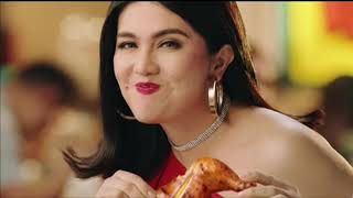 Dimples Romana aka Daniela Mondragon Mang Inasal commercial on repeat for 3 minutes [upl. by Ahsyek]