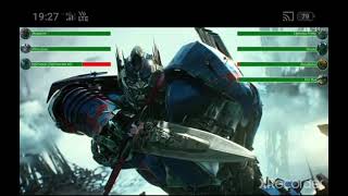 Autobots vs Decepticons with health bars  Transformer the last knight [upl. by Lidia]