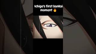 Ichigos first bankai moment 🔥 ichigo bankai bankaiedit naruto bleach anime [upl. by Gilli]