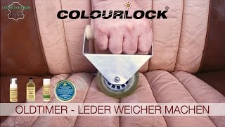 Oldtimer  Leder weicher machen  Lederpflege Anleitung  COLOURLOCK [upl. by Etnor]