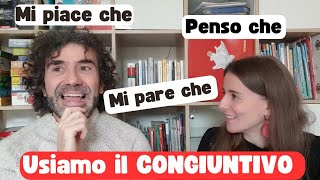 Conversazione Naturale in Italiano il CONGIUNTIVO Advanced Real Italian Conversation SUB ITA [upl. by Semyaj]