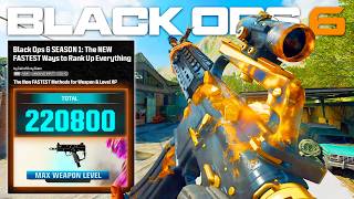 Black Ops 6 The NEW Absolute FASTEST WAYS To Rank Up Weapon XP amp Level XP Guide [upl. by Llirpa]