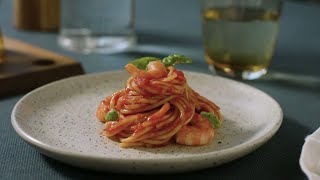 Barilla  Basilico Soslu ve Karidesli Spaghetti [upl. by Attevaj484]