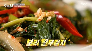 오늘 N 고소함 폭발하는 보리 열무김치 과연 그 맛의 비법은 MBC 241008 방송 [upl. by Natie]