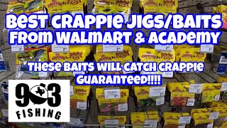 Best Crappie Fishing Baits From Walmart amp Academy [upl. by Riesman]