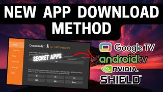 New App Download Method Android TV [upl. by Sivia]