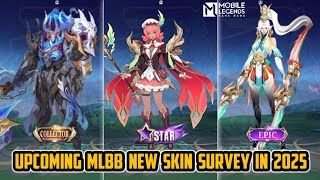 Upcoming Mlbb New Skin Survey In 2025  Mobile Legends [upl. by Zacek289]