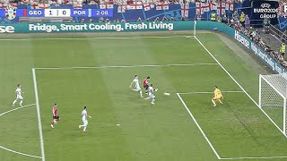 Khvicha Kvaratskhelia insane goal vs Portugal  Georgia vs Portugal  Euro 2024 [upl. by Sapphire85]