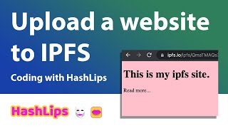 Upload a website to IPFS [upl. by Lucho]