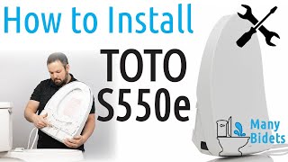 How to install the TOTO S550e Washlet Bidet Seat [upl. by Saile851]