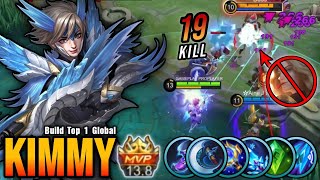 19 Kills Kimmy Best Build 2022  Build Top 1 Global Kimmy  MLBB [upl. by Andonis]