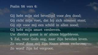 Psalm 56 vers 5 en 6  Ik roem in God ik prijs t onfeilbaar woord [upl. by Yrtnej588]