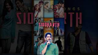 Top 10 telugu songs of hero Siddharth  siddharth Telugu songs shortsindia [upl. by Leksehcey]