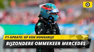 F1update Verstappen baalt en haalt uit Mercedes verrast in Hongarije [upl. by Deroo]