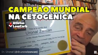 CAMPEÃO E RECORDISTA MUNDIAL DE LEVANTAMENTO DE PESO NA CETOGÊNICA [upl. by Carew]