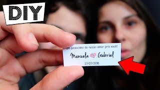 NOSSO CONVITE E LEMBRANCINHA DE CASAMENTO  DiárioDosNoivos 6  MMB [upl. by Waligore]