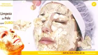 Limpeza de PELE com Ouro  Exclusiva SPA DA PELE [upl. by Quent797]