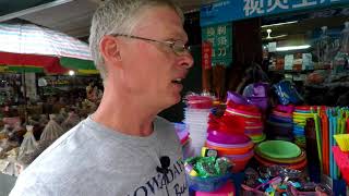 Shopping in Nanning China at the Garbage Place [upl. by Hocker]