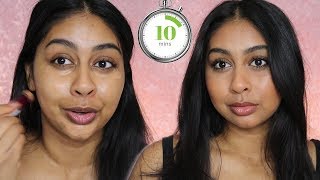 10 MINUTE WORK MAKEUP CHALLENGE  This was quicker than I thought [upl. by Janenna]