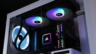 How to Install CORSAIR RGB ELITE Series Liquid CPU Coolers [upl. by Neleh19]