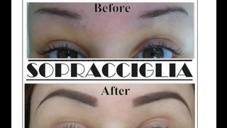 EYEBROWS Routine  Sopracciglia PERFETTE [upl. by Aitsirk244]