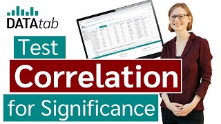 Test correlation for significance [upl. by Cadel]