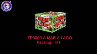 500 gram cakes fireworks 30 shots cakes fireworks MAR A LAGO FP6090A from Fisherman Fireworks [upl. by Gruber129]