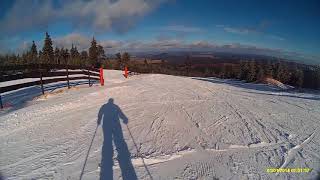 Oberwiesenthal Skiabfahrt am Fichtelberg  Abfahrt Himmelsleiter P10 [upl. by Kram]