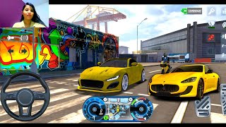 Taxi Simulator Maserati Alfieri Car Driving Gameplay 🎮 Real Super Car Driving Experience 🚧💥🏎️ [upl. by Eicart]