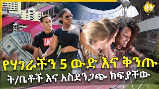 የሃገራችን 5 ውድ እና ቅንጡ ትቤቶች እና አስደንጋጭ ክፍያቸው  Top 5 Expensive Schools in Ethiopia  HuluDaily [upl. by Daffodil]