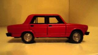 ►Модельки 143 ВАЗ2105 «Жигули»  VAZ 2105 LADA RIVA Scale Model 143  Made in USSR VIDEO HD [upl. by Boorman]