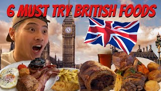 6 TRADITIONAL BRITISH FOODS you MUST try in LONDON [upl. by Seka145]