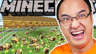 MA PREMIÈRE FERME À ABEILLES SUR MINECRAFT [upl. by Ynhoj]