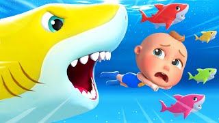 Baby Sharks Under Water  Baby Shark Doo Doo Dance  Bum Bum Kids Nursery Rhymes amp Kids Songs [upl. by Llertnek235]