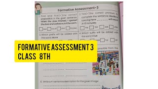 formativeassessment 3class8english manishakinraवर्कशीट prakharworkbook formativeassessment [upl. by Faro947]